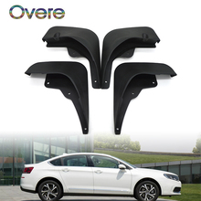 Overe Car Front Rear Mudguards For Citroen C5 2008 2009 2010 2011 2012 2013 2014 2015 2016 2017 Accessories Mudflap Styling 2024 - buy cheap