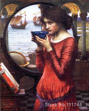 Retrato de pintura al óleo, obra de arte pintada a mano, de alta calidad, del destino, John William, Waterhouse 2024 - compra barato