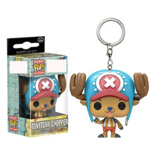 POP Cute cartoon Anime One Piece Tony Chopper keychain action figure Collectible Model Toys for children birthday gift 2024 - buy cheap