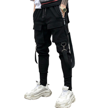 drop shipping Men hiphop harem pants club singer stage costume trousers men cargo joggers streetwear sweatpants  AXP221 2024 - buy cheap