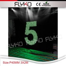 Free shipping stage black backdrop flexible led video curtain 2024 - buy cheap