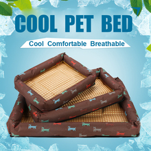 Pet Cool Mat Beds Breathable Summer Cool Sleeping Mat for Big Dogs Puppy Lightweight House Sofa Dogs Cartoon Pattern Bed Kennel 2024 - buy cheap
