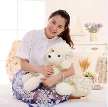 white beige dog skirt poodle plush toy about 65cm dog soft pillow b0988 2024 - buy cheap