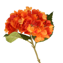 Ramo de flores de hortensia, rosa de seda Artificial, Decoración de mesa Floral para el hogar, naranja 2024 - compra barato