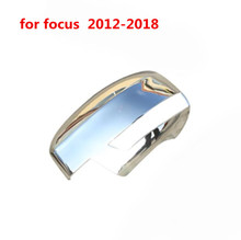 ABS Chrome Rearview mirror cover Trim/Rearview mirror Decoration Car Styling for ford focus 3 mk3 sedan hatchback 2012-2018 2024 - buy cheap