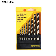 Stanley 10pcs multi-purpose self centering drill bits combination set 1mm to 10mm steel wood hole HSS twist drills multi-bit kit 2024 - buy cheap