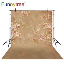 Funnytree-cenários de fotografia para bebês, fundo de primavera, flores amarelas e rosa, para estúdio fotográfico 2024 - compre barato