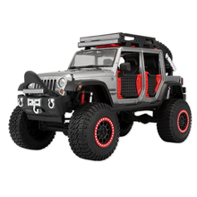 Modelo de coche a escala para niños, juguete gld52 coleccionable de aleación, escala 1:24, Jeep Wrangle, reacondicionamiento de vehículo SUV 2024 - compra barato