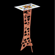 Aluminum Alloy Magic Folding Table(copper color, poker table) For Professional Magician Magic Tricks Stage Illusions Accessories 2024 - buy cheap