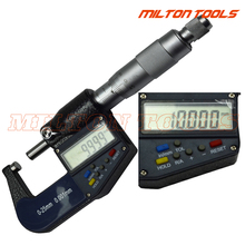0-25 digital micrometer 0.001mm electronic micrometer caliper gauge chrome plated outer diameter micrometer 2024 - buy cheap