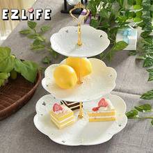 Steel Cake Stand 2/3 Tier Candy Fruits Cakes Desserts Plate Stands For Wedding Party Cupcake Fruit Plate Stand GB0173 2024 - buy cheap