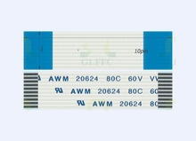 WZSM New Printer FFC FPC flexible flat Cable 1.0 mm pitch 10 pin 2500 mm 2.5 m length Forward AWM 20624 80C 60V VW-1 2024 - buy cheap