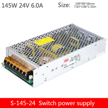 Switching power supply S-145W-24V6.1A centralized power supply AC to DC DC output surveillance camera 2024 - buy cheap