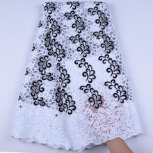 2019 New Cheap Milk Silk Lace Wedding Sewing African Lace Fabric High Quality French Tulle Lace Fabric Nigerian Lace FabricA1630 2024 - buy cheap