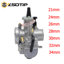 Zsdtrp-carburador de motor modificado de 21, 24, 26, 28, 30, 32 e 34mm, 2t, para scooter off-road 90cc-250cc, atv, utv 2024 - compre barato