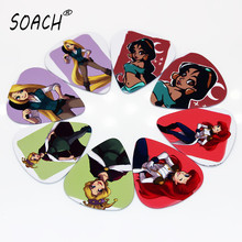 SOACH 50pcs Newest The princess Guitar Picks Thickness 0.71mm guitar paddle Guitar Accessories ukulele bass 2024 - buy cheap