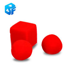 Sponge ball to square/cube. close up magic tricks magic props 2024 - buy cheap
