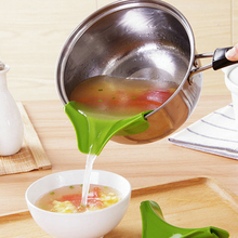 1 Pcs Pots Pans Rim Leak-proof Kitchen Silicone Funnel Kitchen Tools Cooking Tools Gadget 2024 - buy cheap