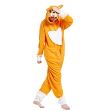 JINUO Животные форма флисовые пижамы комбинезон для взрослых животных комбинезоны забавные зимние теплые с капюшоном 2024 - купить недорого