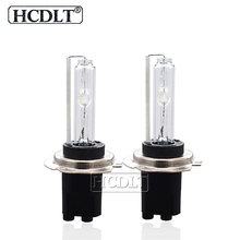 Hcdlt-lâmpada xenon hid para carro, 35w, h7c, 55w, 6000k, 4300k, 5000k, 8000k, h7, base de metal, farol dianteiro, lâmpada xenon rápida, h7c 2024 - compre barato