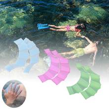swimming hand finger fin learning swimming swimming pool accesory finger wear 3colors L M S Hand Webbed 2024 - buy cheap