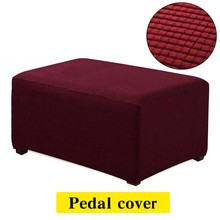 Folding Storage Stool Furniture Protector Soft Rectangle Slipcover with Elastic Bottom 2024 - buy cheap