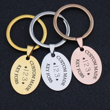 Custom Keychain Room No. Keytag 1 Piece Key Fobs Custom Numbers Against Forget Jewelry Keyrings Old Man Gift Wholesale 2024 - compre barato