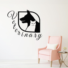 Grooming Salon Hospital Shop Cat Dog Vinyl Sticker Home Decor Pets Veterinary Services Wall Decals Clinic Poster Wallpaper Z192 2024 - buy cheap
