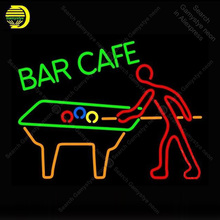 Neon Sign for Bar Cafe With Pool MAN Neon Bulb sign handcraft Beer bar club pub glass neon signboard Decorate Hotel GAME ROOM 2024 - buy cheap