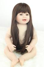 22 Inch Fashion Doll Naked Baby Doll Simulation Collocation Children Gifts for Birthday Christmas New Year DIY Toy 2024 - buy cheap