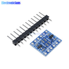 5 unids/lote de dos canales, IIC I2C, Convertidor de Nivel lógico, módulo bi-placa, 5V a 3,3 V para Arduino 2024 - compra barato