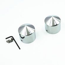 Chrome 29mm Front Axle Nut Covers Cruiser Chopper Cafe Racer Old School Bobber Touring Atv Scooter Offroad 2024 - buy cheap