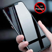 Protector de pantalla antiespía para iPhone, película protectora de vidrio templado antideslumbrante para privacidad, para modelos X, XS, 11, 12 mini Pro Max, 9H, 2 unidades 2024 - compra barato