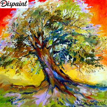 Dispaint Full Square/Round Drill 5D DIY Diamond Painting "Tree scenery" Embroidery Cross Stitch 3D Home Decor Gift A10835 2024 - buy cheap