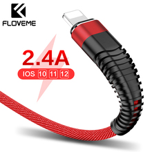 FLOVEME 2.4A USB Cable For iPhone X XR XS Lighting Charger Cable Wire Lighting Charge Cable Data Transfer Fast Charging Cables 2024 - buy cheap