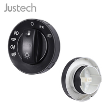 Justech New Black Repair kit Light Switch For Audi A4 8E B6 B7 2000-2007 8E0941531 8E0941531A/C Car Headlight knob Switch 2024 - buy cheap