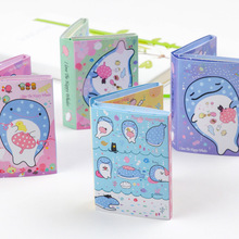 Lovely Happy ocean Whale 6 Folding Memo Pad N Times Sticky Notes Memo Notepad Bookmark Gift Stationery 2024 - buy cheap