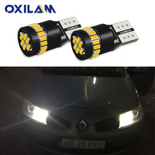 Bombilla LED Canbus de seguridad para coche, Bombilla de estacionamiento para Renault Laguna 2, Megane, Duster, Clio, Logan, Captur, Symbol Scenic, 2 unidades, T10 W5W 2024 - compra barato