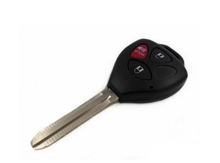 Чехол для дистанционного ключа Toyota Camry 10 шт./лот, 3 кнопки, пустая крышка ключа + бесплатная доставка 2024 - купить недорого