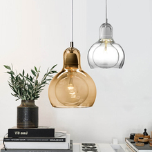 Modern Glass Pendant Light Bulb globe Hanging Pendant Lamp For Living Room Kitchen home decoration fixture Lighting Nordic lamp 2024 - buy cheap