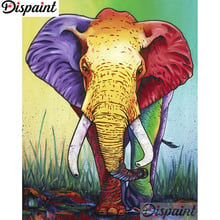 Dispaint Full Square/Round Drill 5D DIY Diamond Painting "Colorful elephant" Embroidery Cross Stitch 3D Home Decor A11979 2024 - buy cheap