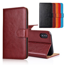 Кожаный чехол-бумажник с откидной подставкой и карманом для карт для Ulefone S8 S8 Pro 2024 - купить недорого