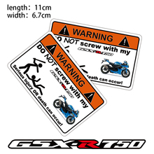 KODASKIN Motorcycle Cheap 2D Creative Warning Sticker Decal for SUZUKI GSX-R 750 gsxr750 gsxr 750 2024 - buy cheap