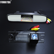 FUWAYDA CCD Assistance Car RearView Mirror Monitor with Car Rearview BackUp Reverse Parking Camera For Renault Koleos 2009-2014 2024 - buy cheap