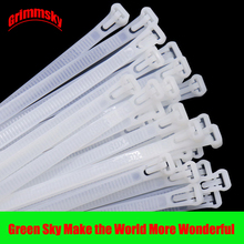 20Pcs/Lot Size 5*200/8*150/8*200/8*250/8*300/8*400/8*450mm 8/6/8/10/12/16/18inch plastic cable ties reusable 2024 - buy cheap