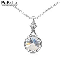 BeBella, новый дизайн, ожерелье в форме бутылки с кристаллами, сделанное с австрийскими кристаллами от Swarovski для женщин, подарок 2024 - купить недорого