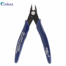 BST-2D Electrical Wire Cable Cutters Cutting Side Snips Flush Pliers Nipper  Anti-slip Rubber Mini Diagonal Pliers Hand Tools 