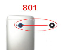Новый корпус для HTC One M7 801s 801n 801e задняя камера стеклянный объектив с клейкой заменой Бесплатная доставка + номер отслеживания 2024 - купить недорого