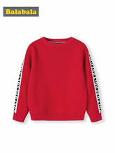 Balabala/Детский свитер; хлопковый свитер для мальчиков; Новинка 2019 года; Весенняя детская одежда; свитер с круглым вырезом для мальчиков 2024 - купить недорого