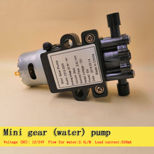 2.4 l/m electric 12V or 24V dc brush mini gear pump Water pump 2024 - buy cheap